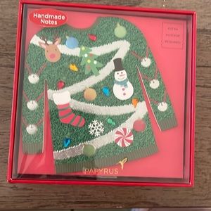 Papyrus Handmade Notes Christmas Cards. New in Box
